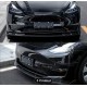 LAME SPOILER AVANT TESLA Y & 3 Carbone brillant noir brillant ou noir mat 